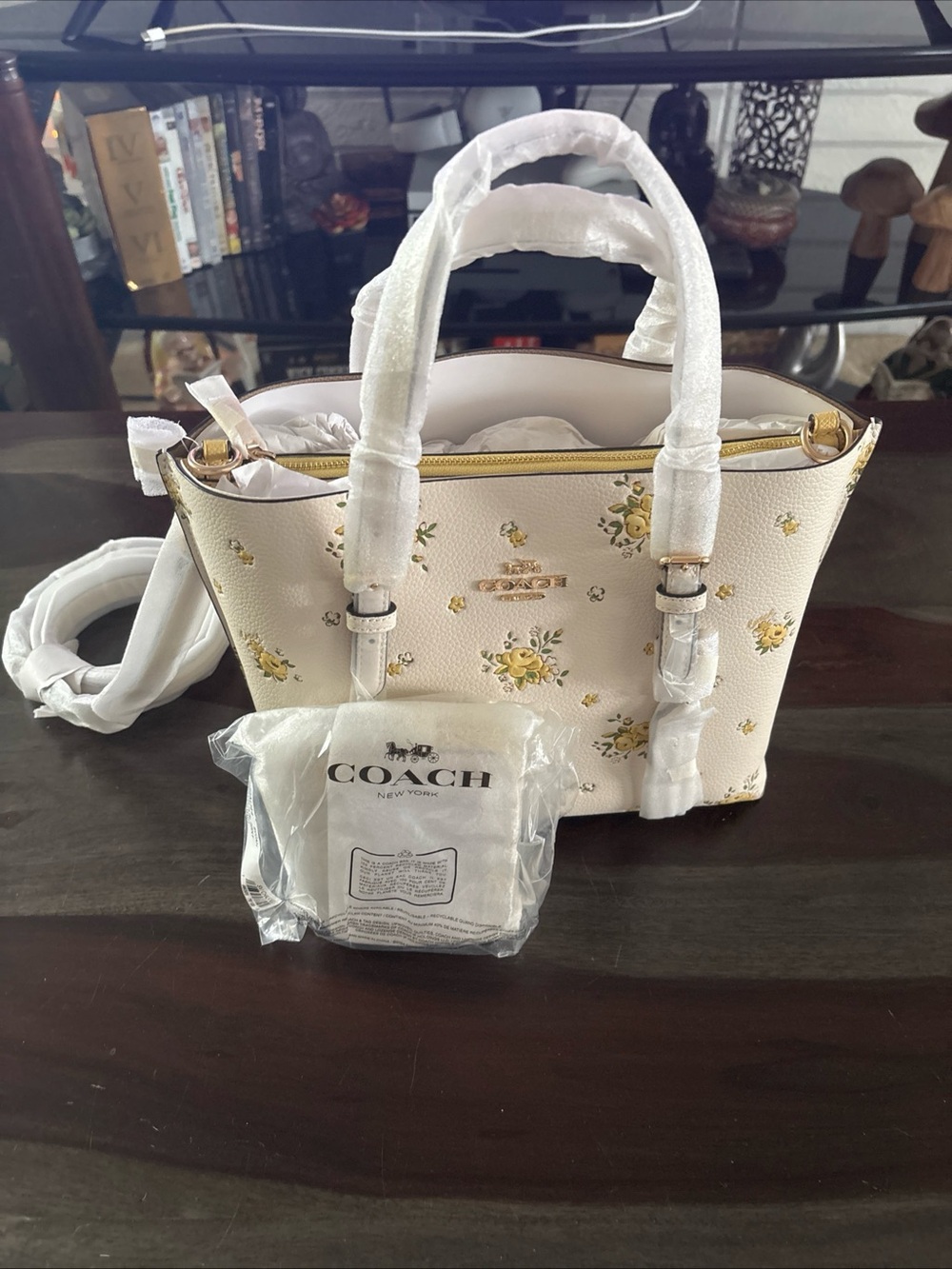 Coach Mollie Tote 25 with matching wallet